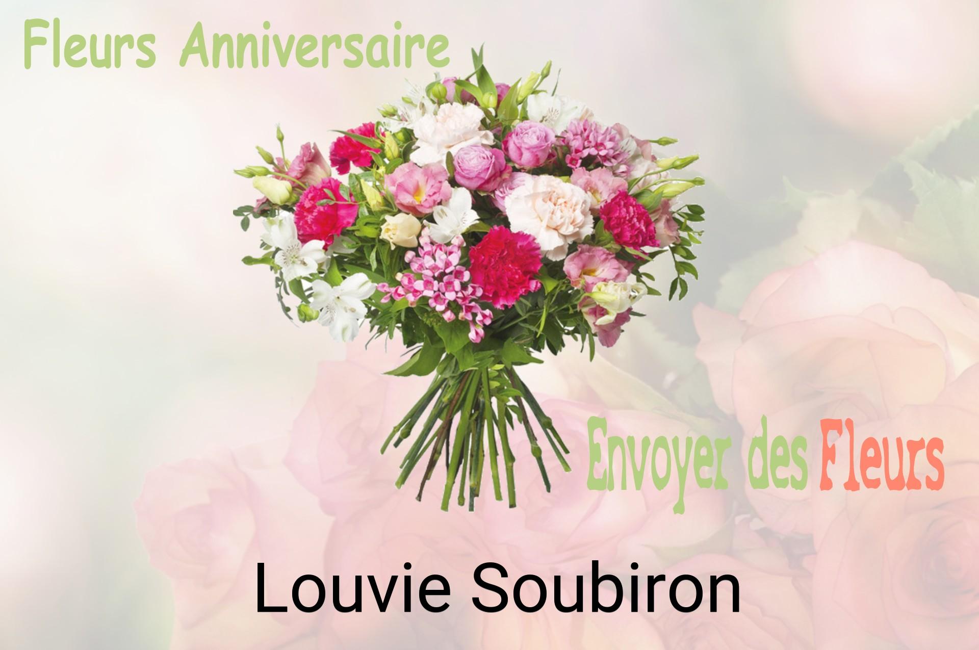 Bouquet de fleurs d’anniversaire livré à Louvie-Soubiron