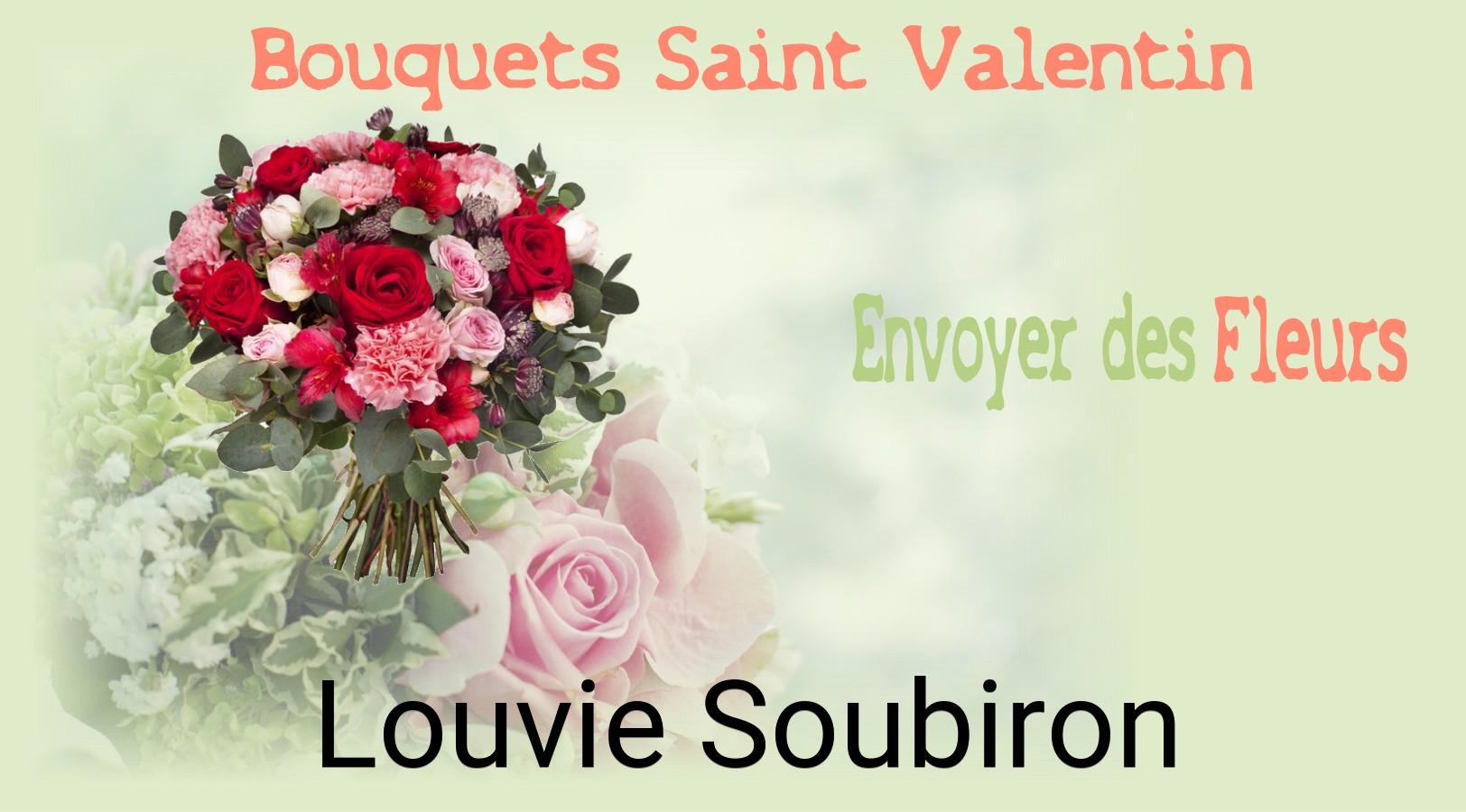 Roses de Saint-Valentin livrées à Louvie-Soubiron